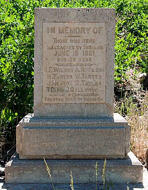 Pinhook Battleground Marker In Grand County Utah