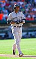 Robinson Cano on first baseline in Sept 2012