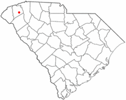 Location of Arial, South Carolina
