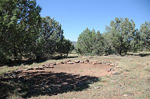 Shoofly Village Ruin, Shoofly’s First Houses Site