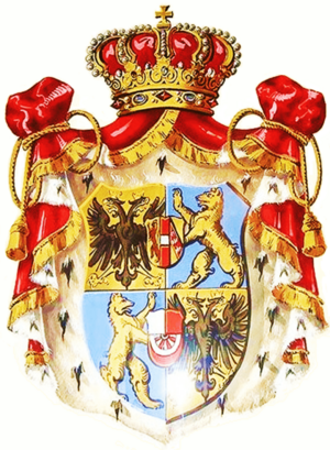 Sophie Herzogin von Hohenberg (née Chotek-de-Chotkova-et-Vognin) Wappen 1909