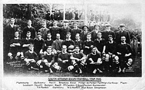 Southafrica rugby team 1906