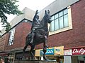 Southgate Street, Gloucester - equestrian statue - the Roman Emperor Nerva (14701930817).jpg