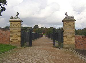 Sphinx gateway, Temple Newsam Park, Colton - geograph.org.uk - 263668