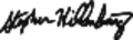 Stephen Hillenburg signature