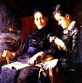 Susan Macdowell Eakins, Two Sisters, 1879