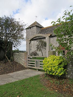 Tapsel gate at Botolphs church, West Sussex