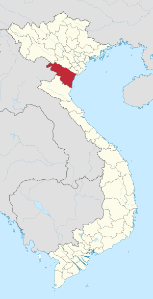 Location of Thanh Hóa within Vietnam