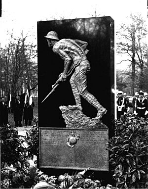 The Marine Memorial at Belleau Wood