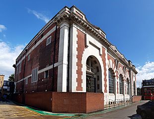 The Power House, Chiswick (stitched)