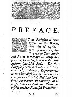 The Practical Farmer, or the Hertfordshire Husbandman, Preface 1732