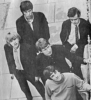 The Yardbirds in 1965 (true monochrome)