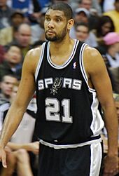 Tim Duncan Walks Verizon Center's Floor (cropped)