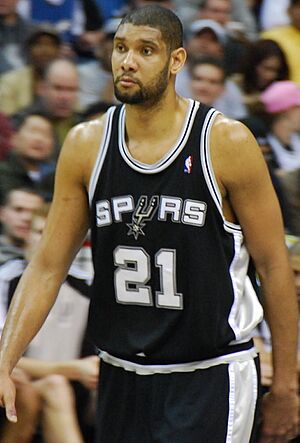 Tim Duncan Walks Verizon Center's Floor (cropped)