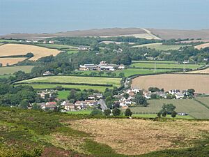 View north from Dowsborough over Holford