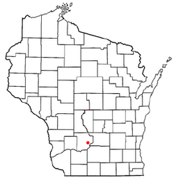 Location of Sumpter, Wisconsin