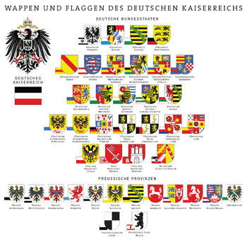 Wappen und Flaggen des Deutschen Reichs und der Preußischen Provinzen