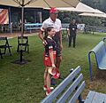 Wayne Bennett and Dolphins fan 2024