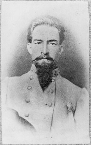 William Hugh Young, 1838-1901, head and shoulders portrait, facing slightly right. Colonel, 9th Tex. Infantry LCCN2005694774