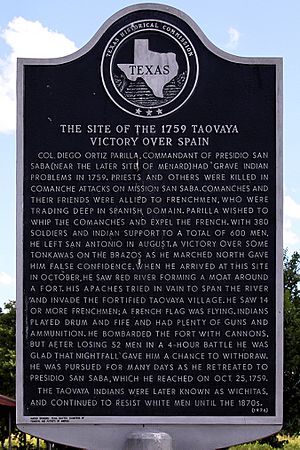 1759 Taovaya Victory Historical Marker