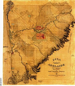 1838 map of Adelaide BRG-42-120-17