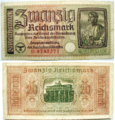 20 Reichsmark 1938-1945