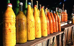 Achards de mangue et citron lemon mango achar Madagascar