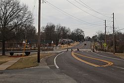 Bellefontaine Road in Bellefontaine Neighbors, Missouri, February 2017