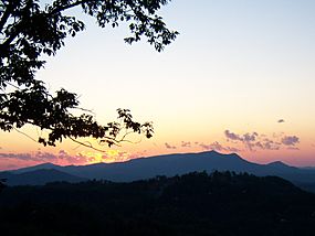 Bluff Mountain TN sunset