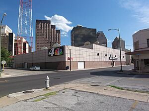 Building for WOAI channel 4 in San Antonio, Texas