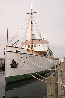 CSS Acadia, Halifax Harbour