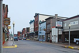 Looking north along 5th Street