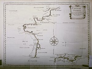 Carte de France corrigée par ordre du Roy