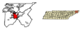 Carter County Tennessee Incorporated and Unincorporated areas Johnson City Highlighted 4738320