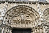 Chartres Cathedral Royal portal Central Bay Tympanum 2007 08 31