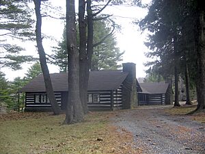Cherry Springs State Park Pavilion side