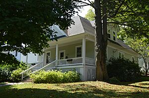 Church south of cemetery in Lewisburg