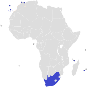 Civil union map Africa