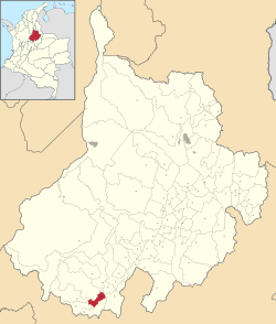 Location of the municipality and town of Jesus María, Santander in the Santander  Department of Colombia.