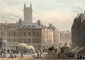 Corner of Snow Hill and Holborn Hill