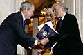 Dalai Lama and Bush welcome Elie Wiesel (2007)