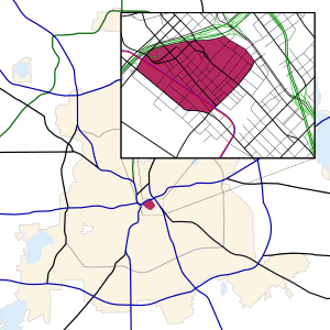 Location in Dallas