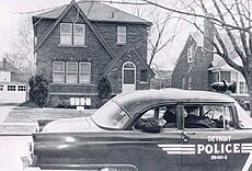 Detroit Police car in 1955