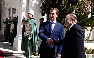 Dmitry Medvedev in Algeria 6 October 2010-10