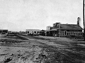 Downtown Stanton, California, 1913