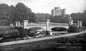 Eglinton Castle & Tournament Bridge 1884