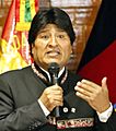 Evo Morales in Ecuador (cropped)
