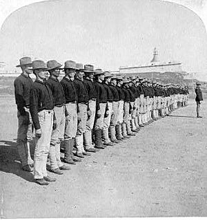 First Company of native Puerto Ricans in the American Army