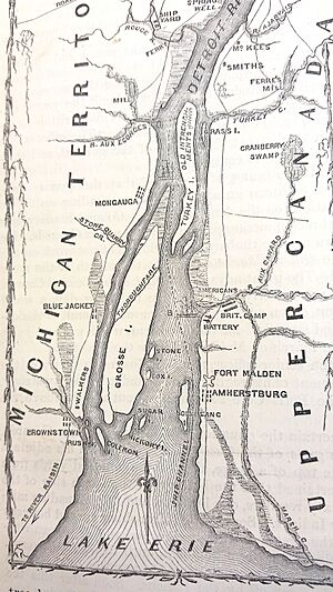 Fort Malden map, enhanced