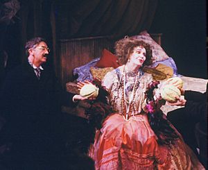 GERALDINE PAGE AND BRIAN CLARK IN THE MADWOMAN OF CHAILLOT